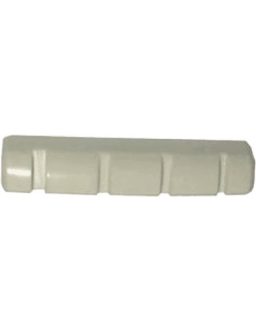 Cejuela de plástico para bajos de 4 cuerdas. /1-11 - 16"x3/8"x1/4" ? Color blanco