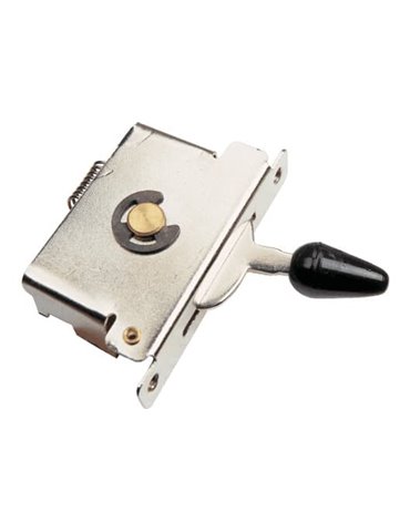 Switch de 5 posiciones para Stratocaster con palanquita de color negro