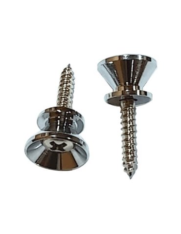 ENGANCHE CORREA TIPO STRAT - CHROME (2 unidades)