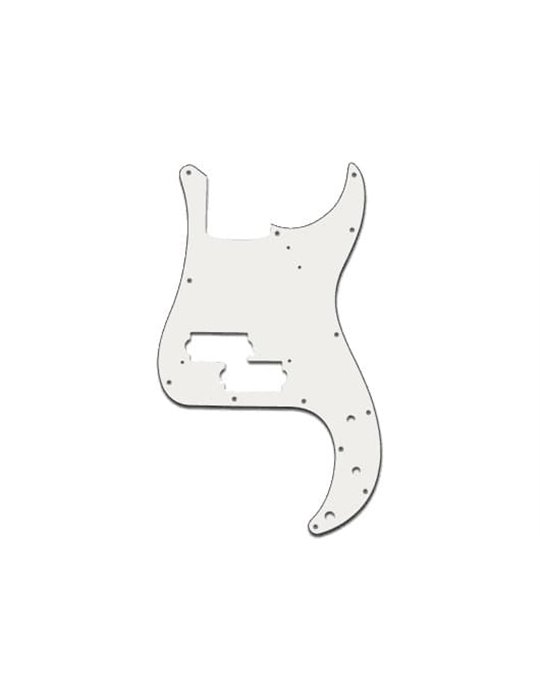 Golpeador para bajo P-Bass color blanco