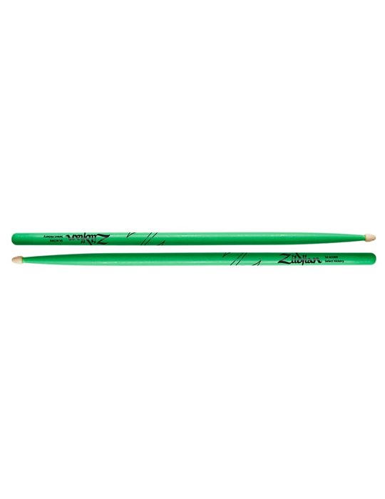 BAQUETAS ZILDJIAN 5A HICKORY NEON VERDE