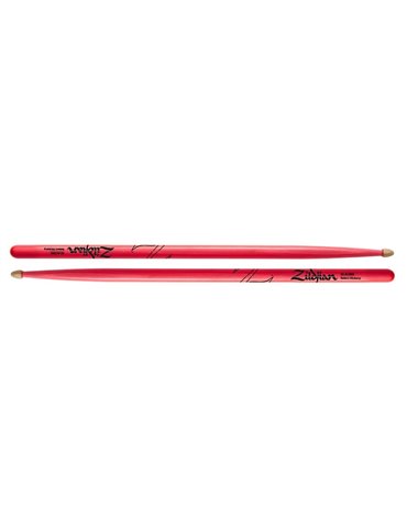 BAQUETAS ZILDJIAN 5A HICKORY NEON ROSA