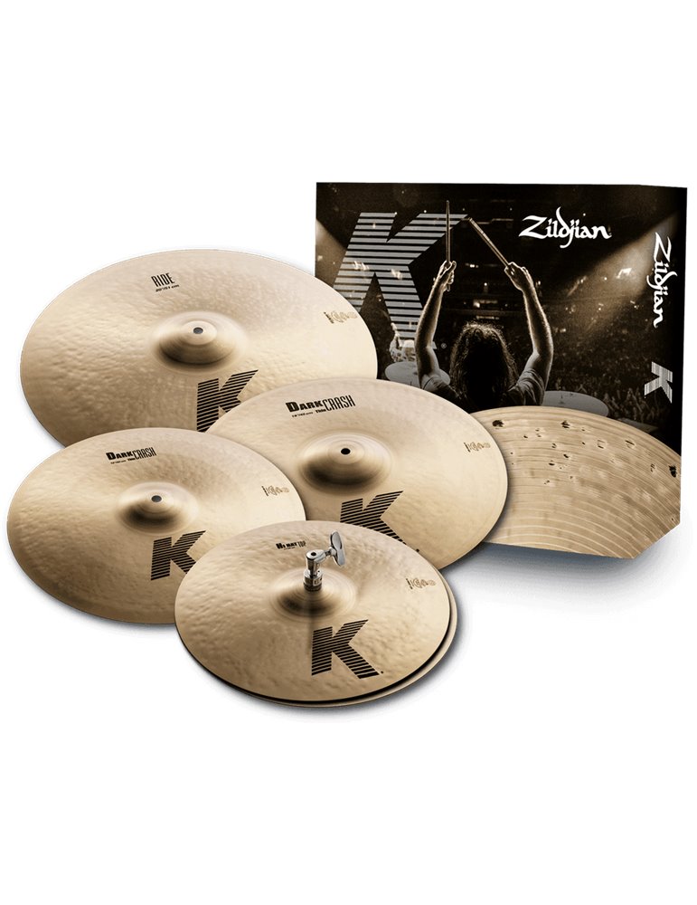 JUEGO PLATOS ZILDJIAN K (HH14", Crash16", Ride20"+ Crash 18")