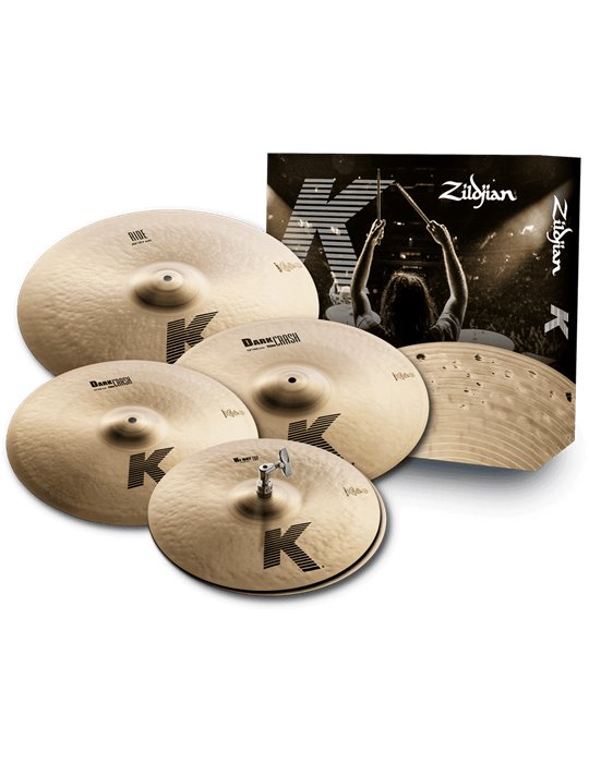 JUEGO PLATOS ZILDJIAN K (HH14", Crash16", Ride20"+ Crash 18")