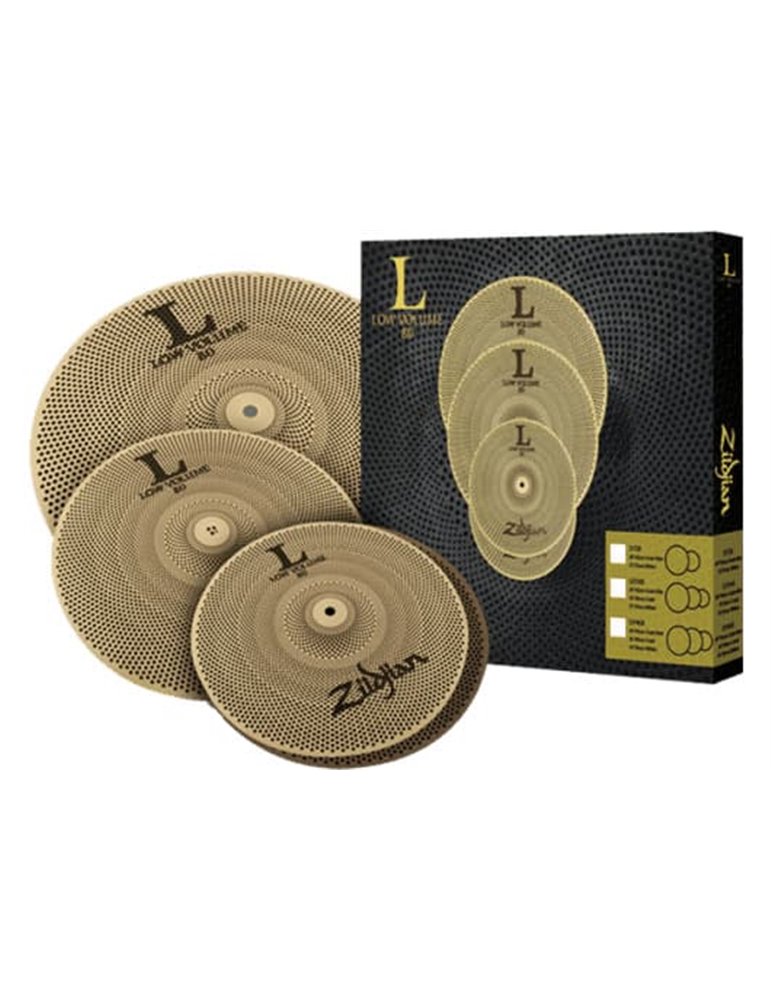 JUEGO PLATOS ZILDJIAN LOW VOLUME L80 13/14/18