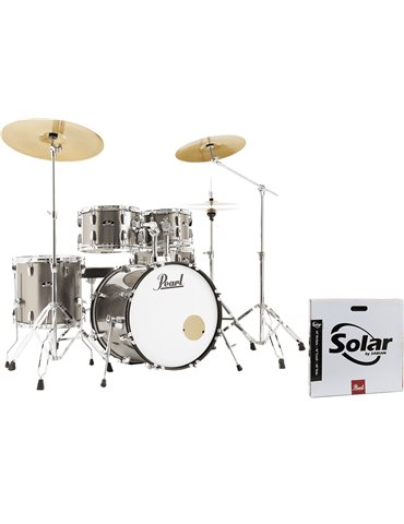 KIT ROADSHOW 2016B/1007T/1208T/1414F + 1455S Herrajes, Sillín & 3 Platos Solar- Bronze Metallic