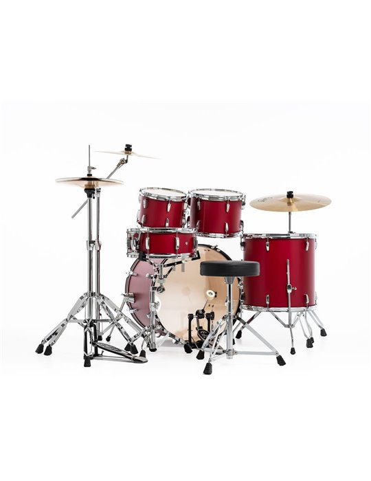 KIT ROADSHOW 2016B/1007T/1208T/1414F + 1405S con Herrajes, Sillín & Platos Solar (3)- Mate Red