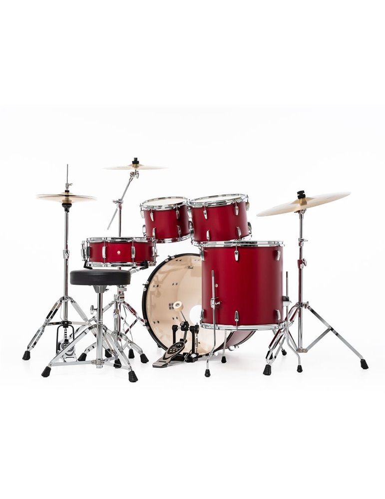 KIT ROADSHOW 2016B/1007T/1208T/1414F + 1405S con Herrajes, Sillín & Platos Solar (3)- Mate Red