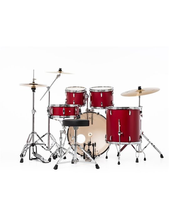 KIT ROADSHOW 2016B/1007T/1208T/1414F + 1405S con Herrajes, Sillín & Platos Solar (3)- Mate Red