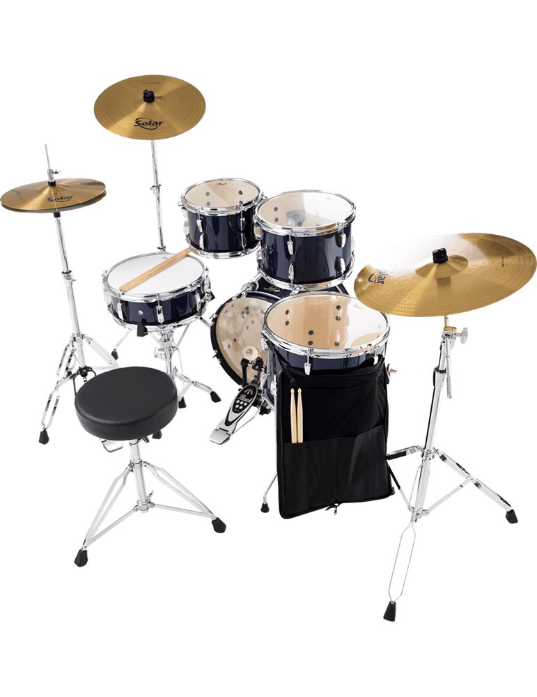 KIT ROADSHOW 1812B/1007T/1208T/1410F + 1305S Herrajes, Sillín & 3 Platos Solar - Royal Blue Metallic