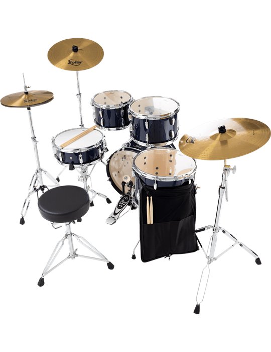 KIT ROADSHOW 1812B/1007T/1208T/1410F + 1305S Herrajes, Sillín & 3 Platos Solar - Royal Blue Metallic