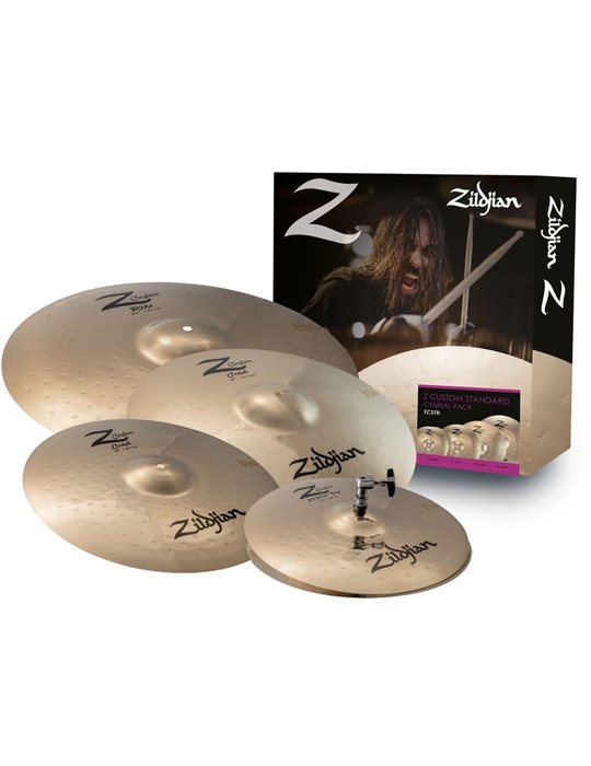 JUEGO PLATOS ZILDJIAN Z CUSTOM STANDARD 14"-16"-18"-20"