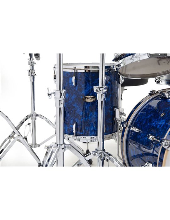 SET DE CASCOS MMG MASTER MAPLE GUM 2014B/1007T/1208T/1414F - BLUE ABALONE