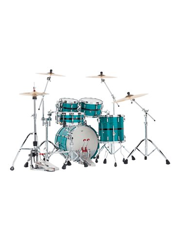 SET DE CASCOS MASTER MAPLE PURE 2014BX/1007T/1208T/1414F GyroLock-L - Aqua Turquoise Stripe 2