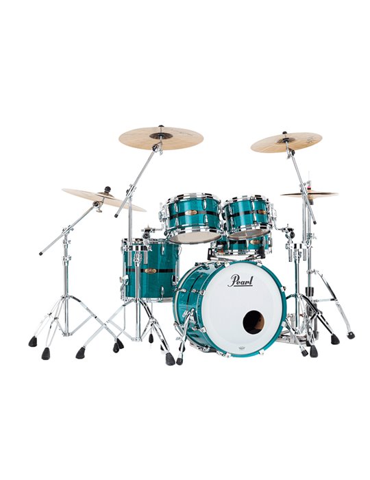 SET DE CASCOS MASTER MAPLE PURE 2014BX/1007T/1208T/1414F GyroLock-L - Aqua Turquoise Stripe