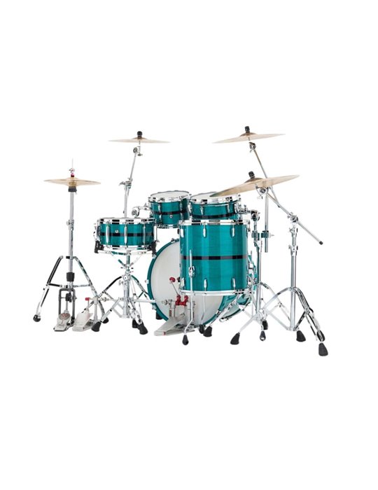 SET DE CASCOS MASTER MAPLE PURE 2216/1007T/1208T/1616F Optimount - Aqua Turquoise Stripe