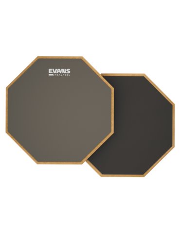 Almohadilla de práctica reversible RealFeel de EVANS, 12 pulgadas (305 mm).