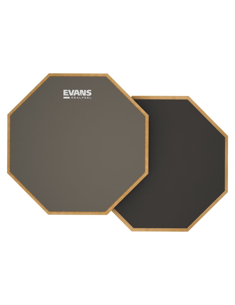 Almohadilla de práctica reversible RealFeel de EVANS, 12 pulgadas (305 mm).