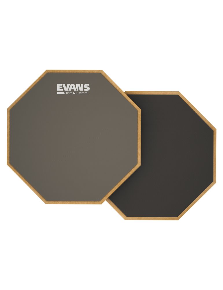 Almohadilla de práctica reversible RealFeel de EVANS, 6 pulgadas (152 mm).