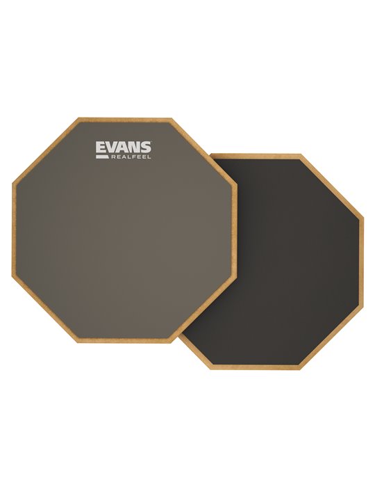 Almohadilla de práctica reversible RealFeel de EVANS, 6 pulgadas (152 mm).