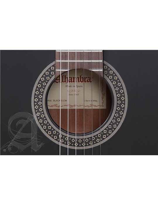 ALHAMBRA ALHA7237 Alhambra Black Satin CW EZ