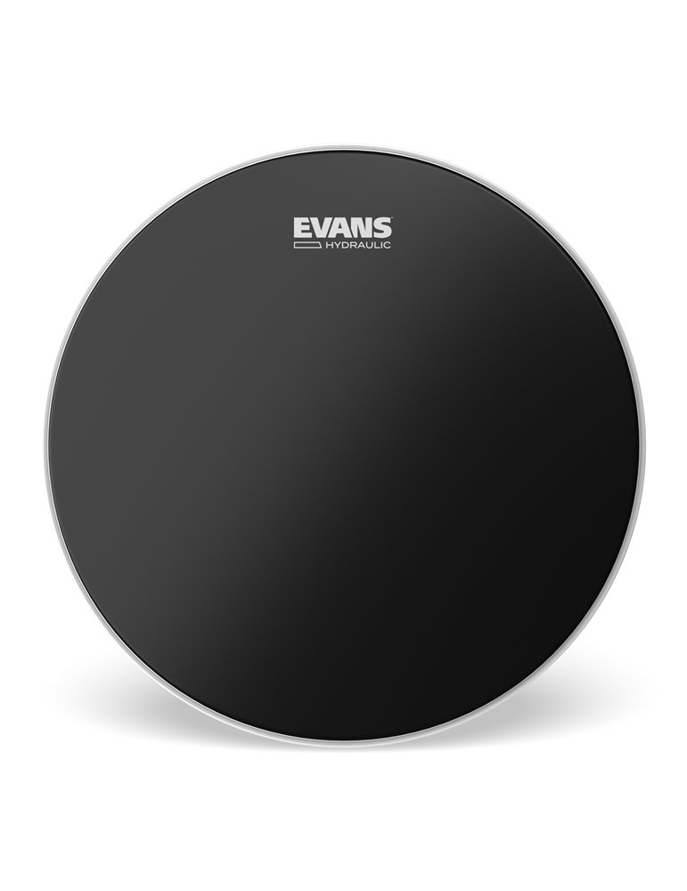 EVANS Hydraulic Black. Parche batidor de caja rugoso negro, 13 pulgadas