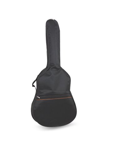 Funda Guitarra Acustica 5mm Ref. 16-B Mochila Con Logo 8107-001 001 - Negro