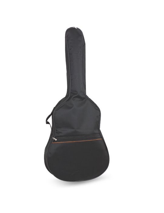 Funda Guitarra Acustica 5mm Ref. 16-B Mochila Con Logo 8107-001 001 - Negro