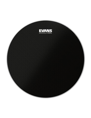 EVANS Hybrid. Parche de caja de marcha negro, 14 pulgadas.