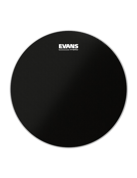 EVANS Hybrid. Parche de caja de marcha negro, 14 pulgadas.
