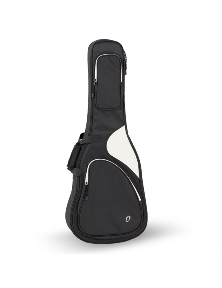 Funda Guitarra Acustica 20mm PE Ref. 49-B Mochila Con Logo 8113-001 001 - Negro