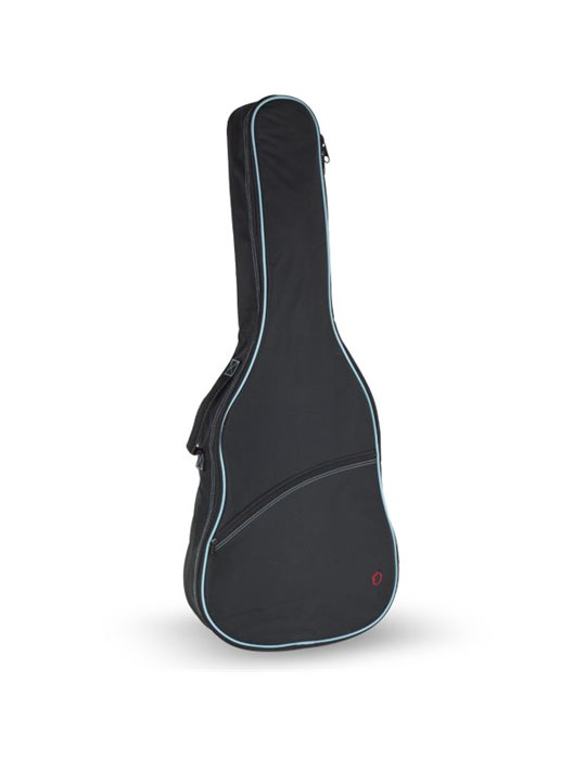 Funda Guitarra Cadete 3/4 Ref. 33 Mochila Con Logo 8213-207 207 - Negro v.turquesa