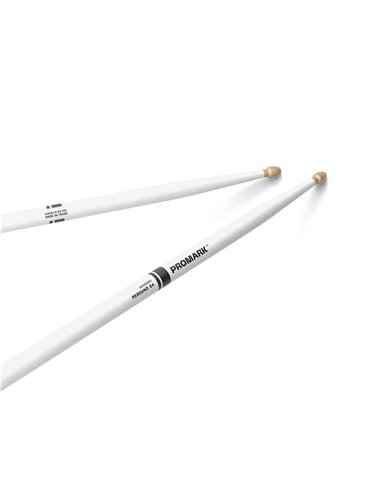 Baquetas ProMark Rebound 5A de bellota. Blanco
