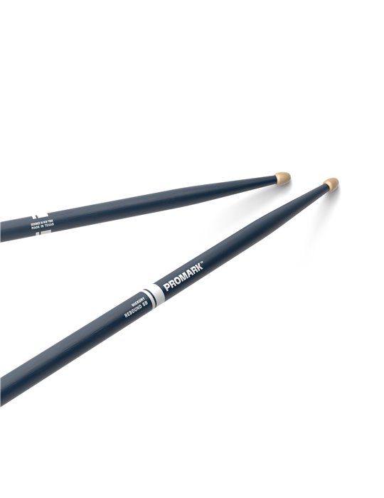 Baquetas ProMark Rebound 5B de bellota. Azul