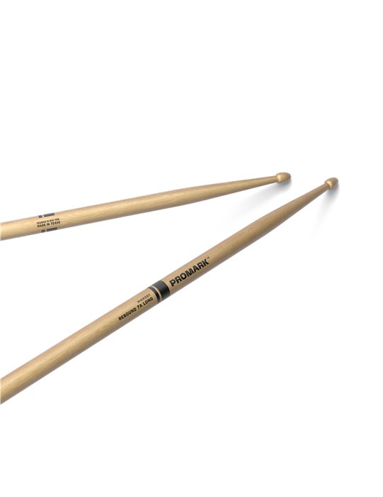 Baquetas ProMark Rebound 7A Long. Nogal americano con punta de bellota