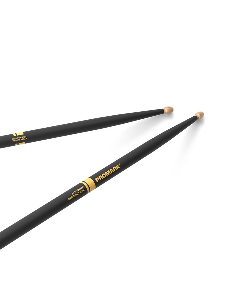 ProMark. Baqueta Rebound 5AB ActiveGrip. Nogal americano con punta de bellota
