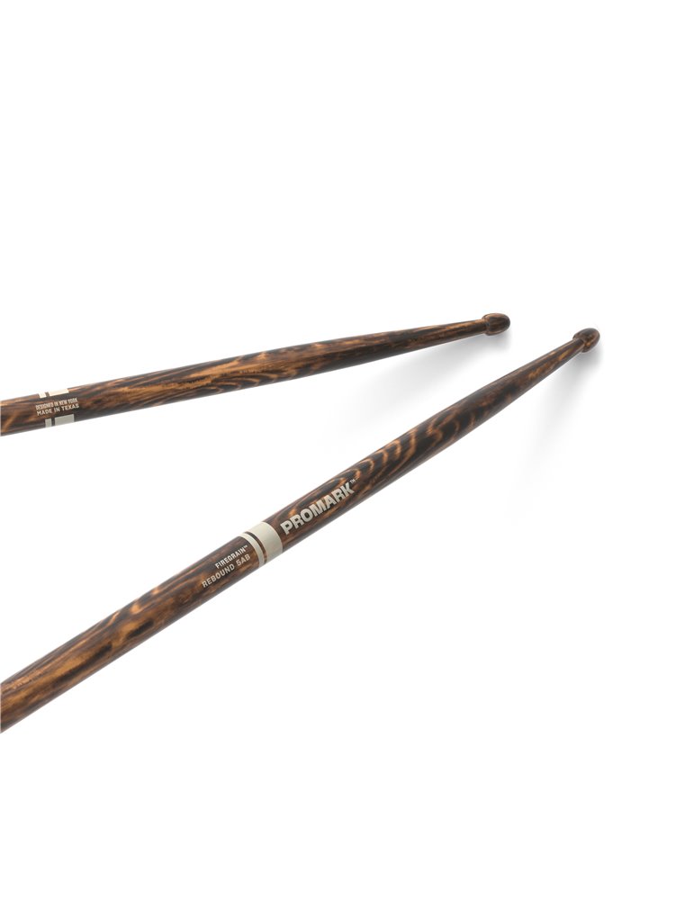 ProMark. Baqueta Rebound 5AB FireGrain. Nogal americano con punta de bellota