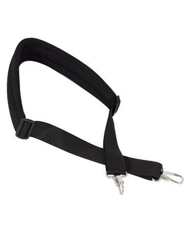 Bandolera Bombo Ref. 710 Acolchada Mosqueton Fijo 8447-001 001 - Negro