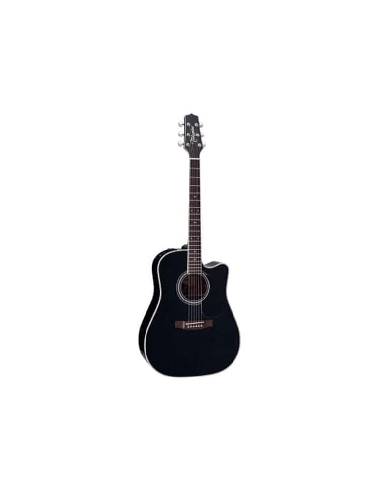 GUITARRA TAKAMINE EF341 E/A DREADNOUGHT CUTWAY - NEGRA