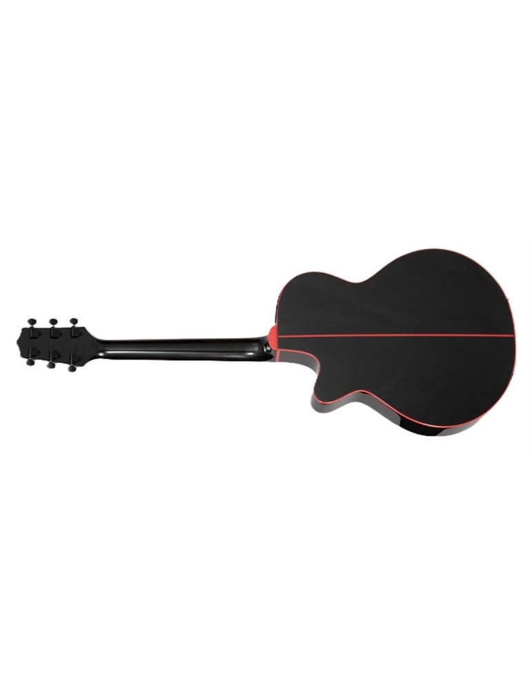 GUITARRA TAKAMINE GF49 E/A FX CUTWAY - COSMIC BLACK PEARL