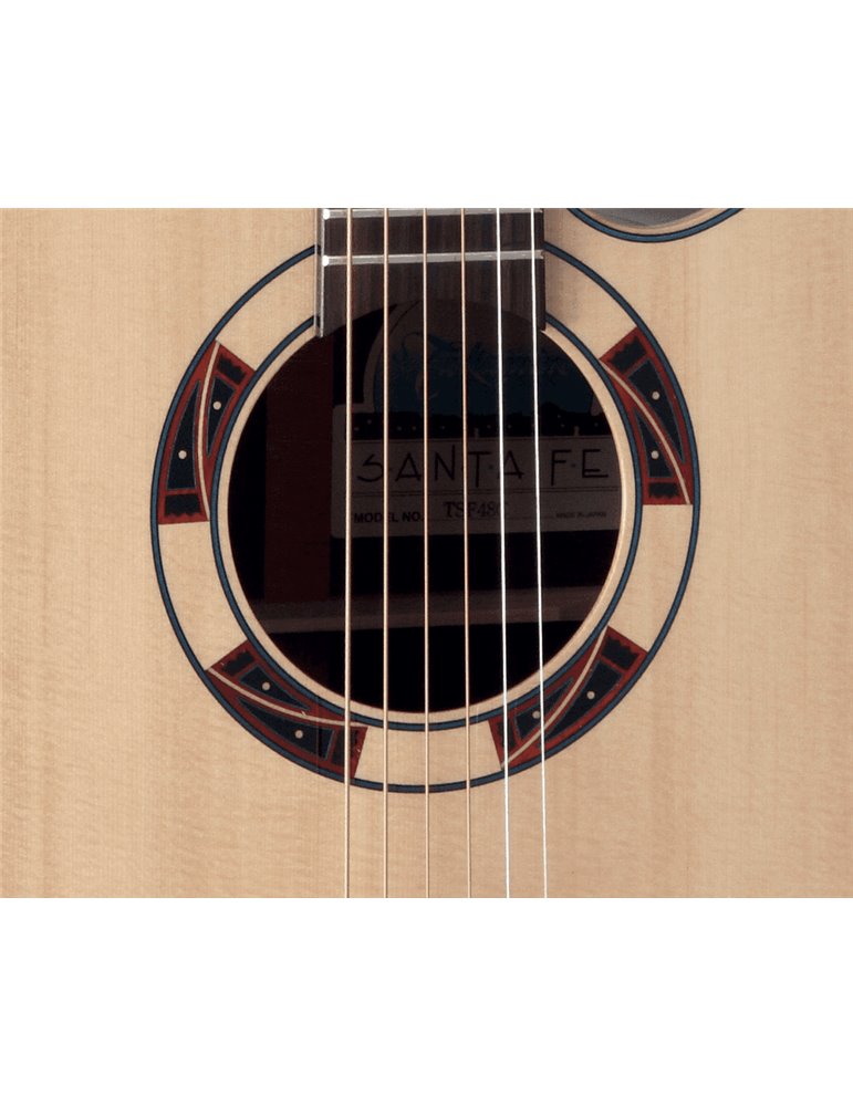 GUITARRA TAKAMINE DSF48 SANTA FE E/A NEX CUTWAY - NATURAL