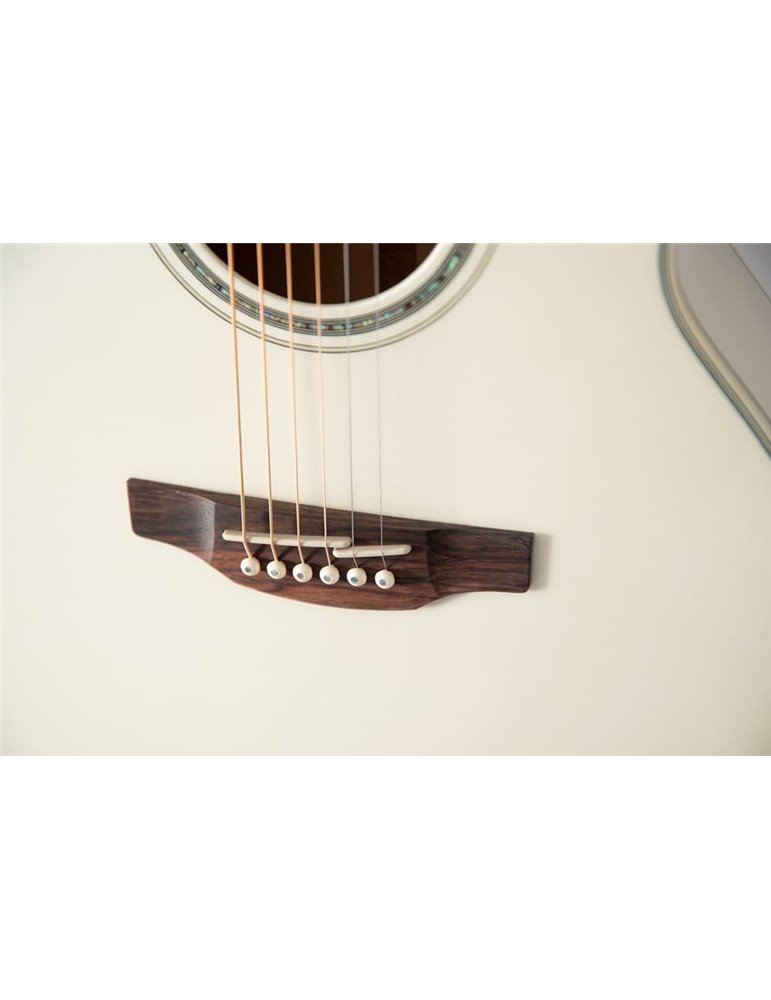GUITARRA TAKAMINE GN37 E/A NEX CUTWAY - PEARL WHITE