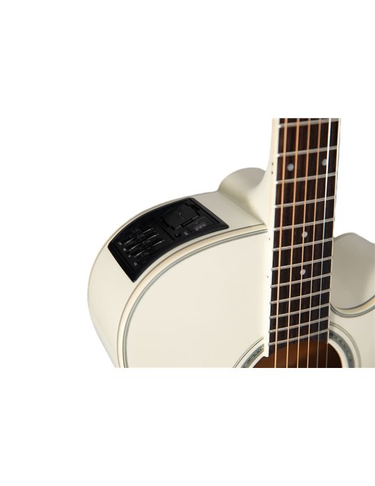 GUITARRA TAKAMINE GN37 E/A NEX CUTWAY - PEARL WHITE