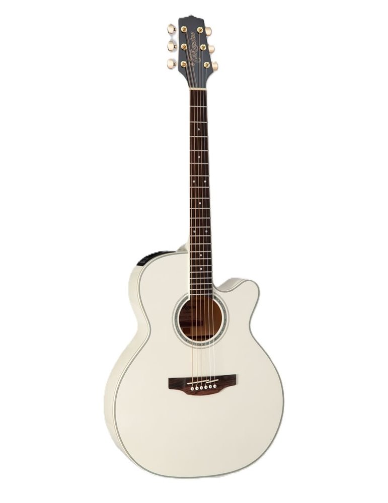GUITARRA TAKAMINE GN37 E/A NEX CUTWAY - PEARL WHITE