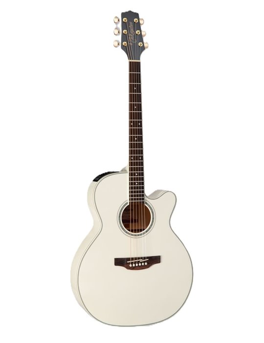 GUITARRA TAKAMINE GN37 E/A NEX CUTWAY - PEARL WHITE