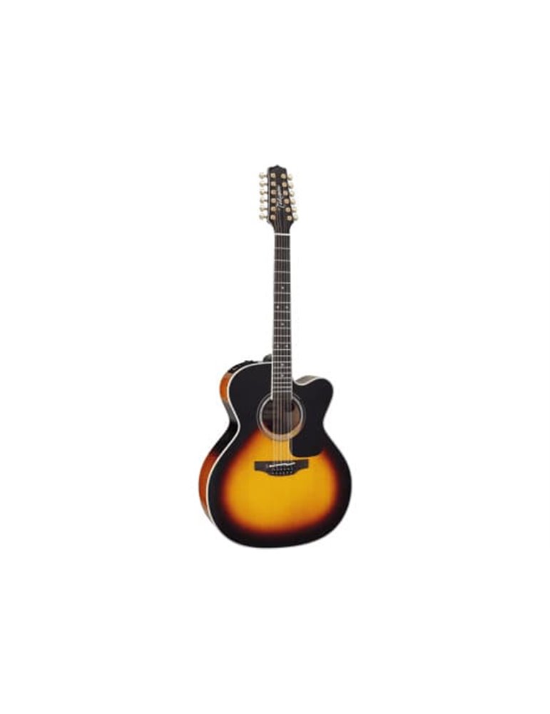 GUITARRA TAKAMINE P6 E/A JUMBO CUTAWAY 12 St.- BROWN SUNBURST