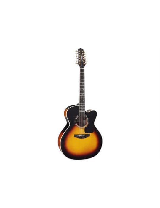 GUITARRA TAKAMINE P6 E/A JUMBO CUTAWAY 12 St.- BROWN SUNBURST