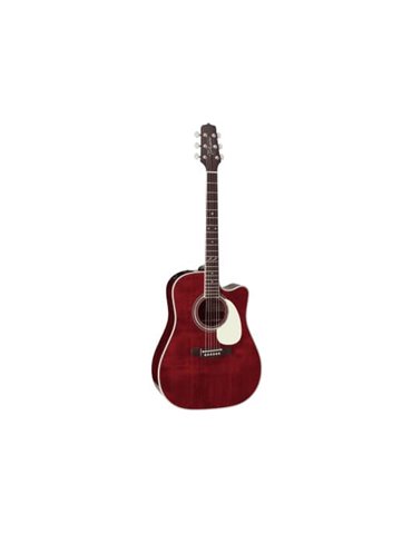 GUITARRA TAKAMINE JJ325 E/A DREADNOUGHT JOHN JORGENSON - SATIN RED