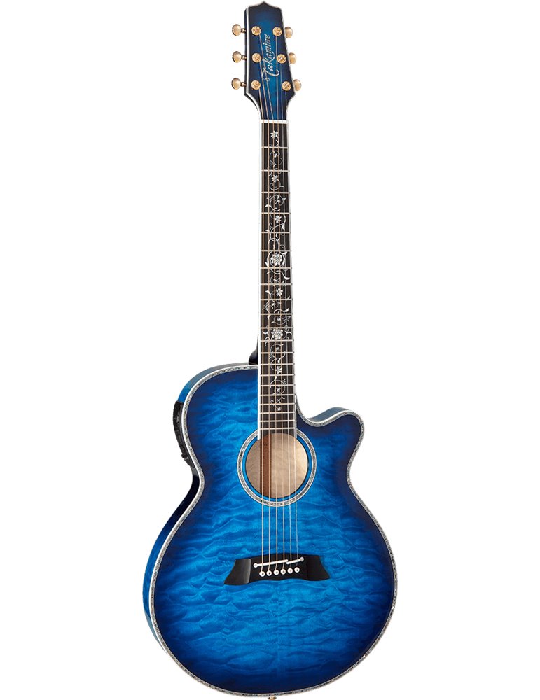 GUITARRA ACÚSTICA THINLINE TSP100 FX CUTAWAY - Quilt Dark Blue Sunburst