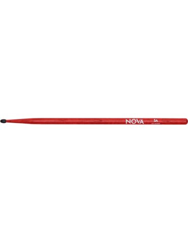 BAQUETAS 5A VF NOVA NYLON ROJA
